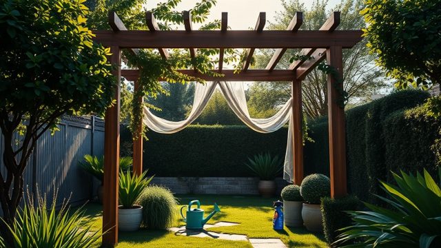 Gunter 3x4m Ahşap Pergola Bakım ve Onarım Rehberi: Kapsamlı Adımlar