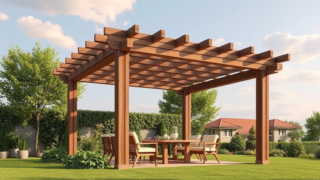 Gunter 3x4m Ahşap Pergola Bakımı ve Onarım Rehberi