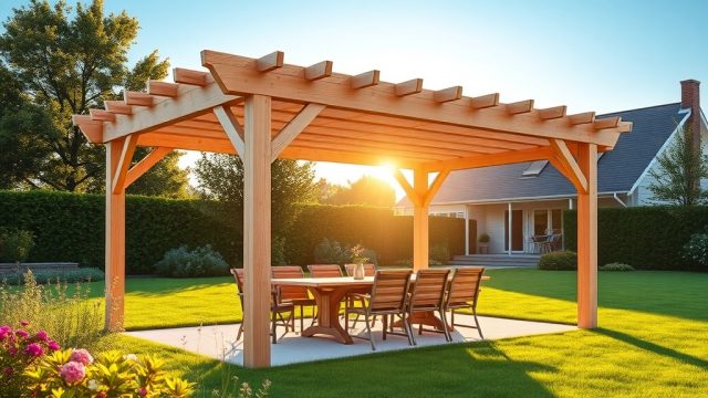 Gunter 3x4m Ahşap Pergola Kullanım İpuçları ve Püf Noktaları