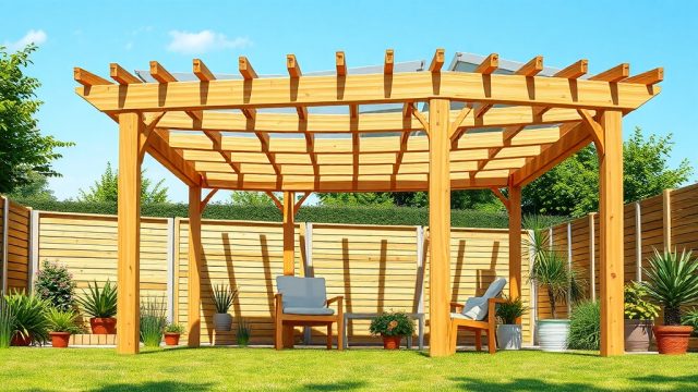 Gunter 3x4m Ahşap Pergola Montaj ve Kurulum İpuçları