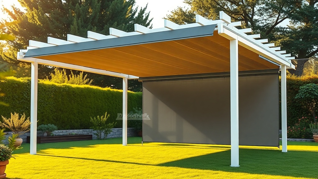 Outsunny 3x3m Katlanır Pergola İçin En İyi Aksesuarlar