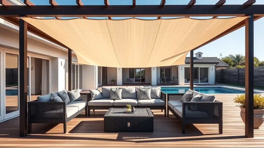 Outsunny 3x3m Katlanır Pergola Enerji Verimliliği ve Güneş Koruması