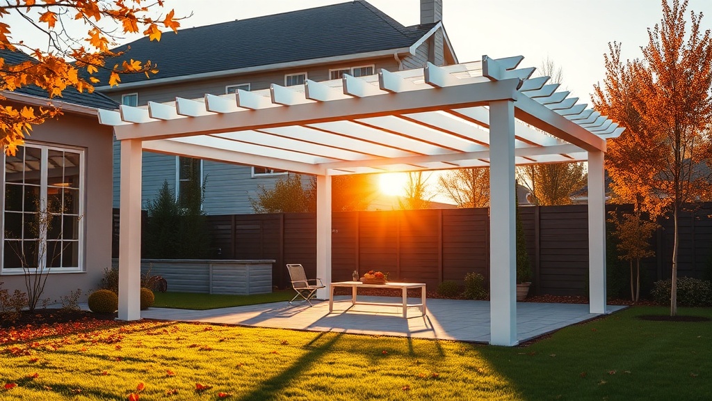Sunjoy Ledge 10×10 Pergola Bakımı ve Kışa Hazırlık