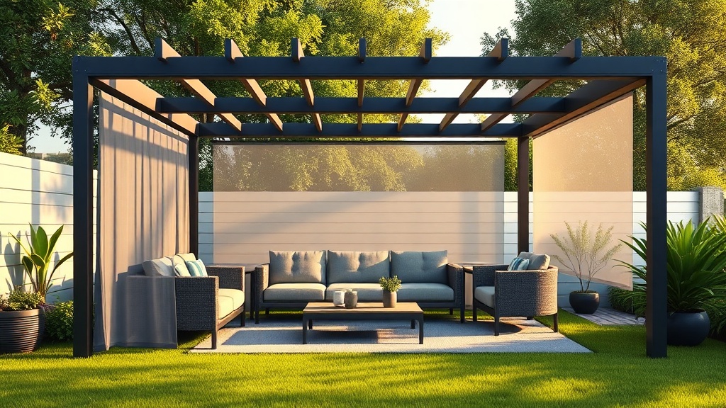 Sunjoy Ledge 10×10 Pergola İçin Yeni Aksesuar Fikirleri